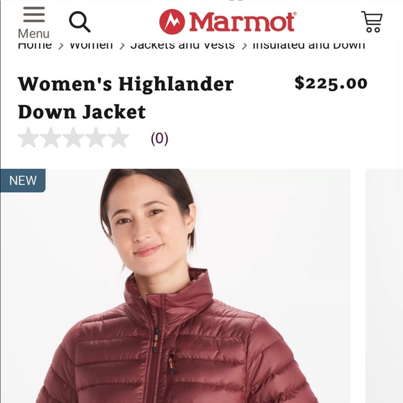 Marmot Down Jacket - Picture 4 of 6